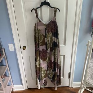 Patterned Shark Bite Dress